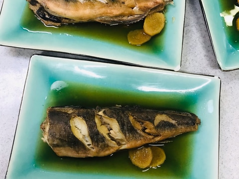 生のホッケの煮付け